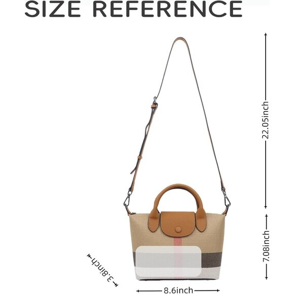 women Burgundy Red Vintage Leather Shoulder Bag Canvas Top Handle - Picture 5 of 9